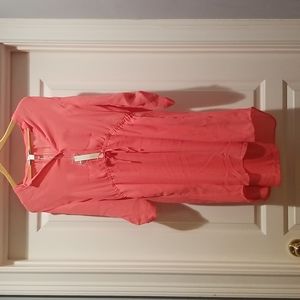 Lauren Conrad salmon-colored dress with pockets